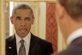 Hình ảnh "nhí nhảnh" của Tổng thống Obama gây sốt Hình ảnh "nhí nhảnh" của Tổng thống Obama gây sốt