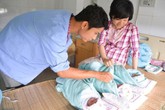Ca sinh ba bé gái cùng trứng hiếm gặp Ca sinh ba bé gái cùng trứng hiếm gặp