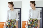 Muôn kiểu kết hợp cực xinh với áo sơ mi Muôn kiểu kết hợp cực xinh với áo sơ mi