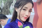 Hoa hậu Kỳ Duyên diện áo dài Đoàn viên Hoa hậu Kỳ Duyên diện áo dài Đoàn viên