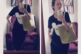 Lều Phương Anh tự tin khoe bụng bầu 7 tháng Lều Phương Anh tự tin khoe bụng bầu 7 tháng
