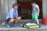 Con trai Xuân Bắc nhận chăm sóc 1 chú lợn làm thú cưng Con trai Xuân Bắc nhận chăm sóc 1 chú lợn làm thú cưng