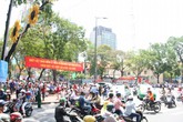 Cư dân Sài Gòn hào hứng đón đoàn đua xe đạp Cư dân Sài Gòn hào hứng đón đoàn đua xe đạp