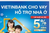 Mở rộng chương trình “VietinBank cho vay và hỗ trợ nhà ở” Mở rộng chương trình “VietinBank cho vay và hỗ trợ nhà ở”