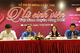 Khởi động cuộc thi “Nữ sinh viên duyên dáng Việt Nam 2015” Khởi động cuộc thi “Nữ sinh viên duyên dáng Việt Nam 2015”