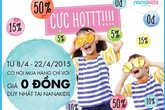 Nhanh tay mua hàng với giá 0đ, duy nhất tại NANAKIDS từ 8/4 - 22/4/2015 Nhanh tay mua hàng với giá 0đ, duy nhất tại NANAKIDS từ 8/4 - 22/4/2015