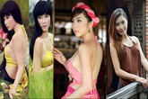 Mỹ nhân Việt gây phản cảm khi mặc áo yếm quá sexy Mỹ nhân Việt gây phản cảm khi mặc áo yếm quá sexy