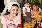 Con trai Diễm Hương cực đáng yêu trong lễ thành hôn của bố mẹ Con trai Diễm Hương cực đáng yêu trong lễ thành hôn của bố mẹ