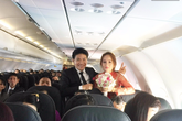 Cô dâu chú rể chi 3 tỷ cho đám cưới, rước dâu bằng máy bay và dàn xe ô tô 25 chiếc Cô dâu chú rể chi 3 tỷ cho đám cưới, rước dâu bằng máy bay và dàn xe ô tô 25 chiếc
