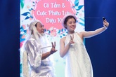Quang Thắng hóa thân thành ông Bụt selfie cùng cô Tấm Quang Thắng hóa thân thành ông Bụt selfie cùng cô Tấm
