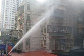 Hà Nội: Cháy dữ dội khu 5 tầng tập thể dược Hà Nội: Cháy dữ dội khu 5 tầng tập thể dược