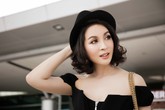 MC Thanh Mai diện áo trễ vai khoe dáng đẹp ở sân bay MC Thanh Mai diện áo trễ vai khoe dáng đẹp ở sân bay