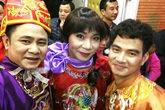 'Cô Đẩu' Công Lý điệu đà trước giờ quay Táo quân 2016 'Cô Đẩu' Công Lý điệu đà trước giờ quay Táo quân 2016