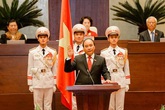 Tân Thủ tướng Nguyễn Xuân Phúc: Sẽ đẩy mạnh toàn diện công cuộc đổi mới Tân Thủ tướng Nguyễn Xuân Phúc: Sẽ đẩy mạnh toàn diện công cuộc đổi mới