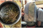 Mặt “nở hoa” vì xông hơi rau gia vị sai cách Mặt “nở hoa” vì xông hơi rau gia vị sai cách