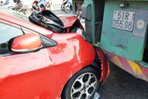 Va chạm liên hoàn, kẹt cứng đường vào trung tâm Sài Gòn Va chạm liên hoàn, kẹt cứng đường vào trung tâm Sài Gòn