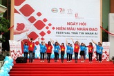 Ngày Hội hiến máu nhân đạo – Festival Trái tim nhân ái năm 2016 Ngày Hội hiến máu nhân đạo – Festival Trái tim nhân ái năm 2016