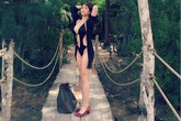 Thủy Top "đốt mắt" với bikini bốc lửa Thủy Top "đốt mắt" với bikini bốc lửa