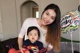 Con trai kháu khỉnh 9 tháng tuổi của Ngọc Quyên ở trời Tây Con trai kháu khỉnh 9 tháng tuổi của Ngọc Quyên ở trời Tây