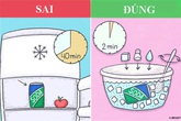 Mẹo vặt giúp tiết kiệm thời gian trong nhà bếp Mẹo vặt giúp tiết kiệm thời gian trong nhà bếp