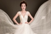 Gái một con Thụy Vân đẹp đến nín thở với váy cưới Gái một con Thụy Vân đẹp đến nín thở với váy cưới