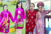 Các nhóc tỳ nhà sao Việt đẹp lung linh trong trang phục áo dài đón Tết Các nhóc tỳ nhà sao Việt đẹp lung linh trong trang phục áo dài đón Tết
