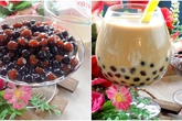 Mẹ ra tay vài phút có ngay trà sữa trân châu làm từ bột sắn dây mát lịm ngày hè Mẹ ra tay vài phút có ngay trà sữa trân châu làm từ bột sắn dây mát lịm ngày hè