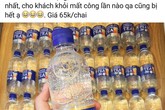 Nước lọc vị trà sữa Nhật Bản 65.000 đồng/chai cháy hàng, đặt vài ngày mới có uống Nước lọc vị trà sữa Nhật Bản 65.000 đồng/chai cháy hàng, đặt vài ngày mới có uống