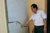 Huyện Ngọc Lặc (Thanh Hóa): Thi công tuyến kênh, hơn trăm hộ dân bị nứt nhà Huyện Ngọc Lặc (Thanh Hóa): Thi công tuyến kênh, hơn trăm hộ dân bị nứt nhà