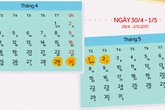 Công chức được nghỉ 4 ngày dịp 30/4 Công chức được nghỉ 4 ngày dịp 30/4