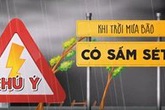 Những việc không nên làm khi trời mưa bão Những việc không nên làm khi trời mưa bão
