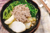 Bữa cơm dậy mùi nhờ canh cua nấu khoai sọ, rau rút Bữa cơm dậy mùi nhờ canh cua nấu khoai sọ, rau rút