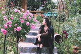 Đồi hoa hồng trong nhà vườn phong cách resort của BTV truyền hình Đồi hoa hồng trong nhà vườn phong cách resort của BTV truyền hình