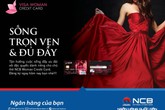 Mua sắm thả ga với thẻ tín dụng NCB Visa Woman credit card Mua sắm thả ga với thẻ tín dụng NCB Visa Woman credit card