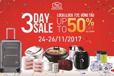 Lock&lock giảm giá đến 50% mừng f2c Vũng Tàu trở lại Lock&lock giảm giá đến 50% mừng f2c Vũng Tàu trở lại