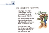 Bình thơ “Mẹ vắng nhà ngày bão” Bình thơ “Mẹ vắng nhà ngày bão”