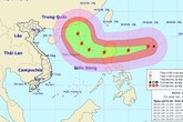 Xuất hiện siêu bão YUTU cấp 17 trên Biển Đông Xuất hiện siêu bão YUTU cấp 17 trên Biển Đông