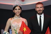 Tiểu Vy thấy Beckham ngoài đời đẹp trai hơn trong ảnh Tiểu Vy thấy Beckham ngoài đời đẹp trai hơn trong ảnh