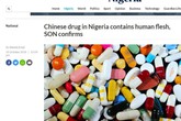 Kinh hãi: “Viên nang thịt người” trị tiểu đường từ Trung Quốc Kinh hãi: “Viên nang thịt người” trị tiểu đường từ Trung Quốc