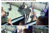 Hình ảnh ông bà ngoại bịn rịn chia tay cháu qua cửa kính xe khách làm thắt lòng phận con gái lấy chồng xa Hình ảnh ông bà ngoại bịn rịn chia tay cháu qua cửa kính xe khách làm thắt lòng phận con gái lấy chồng xa