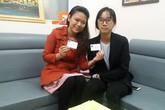 Mẹ bé Hải An cùng người thân đi đăng ký hiến tạng Mẹ bé Hải An cùng người thân đi đăng ký hiến tạng