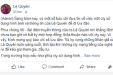 Ca sĩ Lệ Quyên lên tiếng về đường dây tiền ảo lừa đảo lớn nhất lịch sử hút 32.000 người tham gia với quy mô 15.000 tỷ đồng Ca sĩ Lệ Quyên lên tiếng về đường dây tiền ảo lừa đảo lớn nhất lịch sử hút 32.000 người tham gia với quy mô 15.000 tỷ đồng