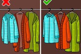 Nếu không muốn tủ quần áo lúc nào cũng lộn xộn, hãy bỏ ngay thói quen sắp xếp "tưởng đúng mà sai bét" này Nếu không muốn tủ quần áo lúc nào cũng lộn xộn, hãy bỏ ngay thói quen sắp xếp "tưởng đúng mà sai bét" này