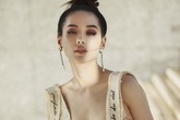 Khánh Linh The Face khoe dáng với váy áo xuyên thấu của Công Trí Khánh Linh The Face khoe dáng với váy áo xuyên thấu của Công Trí