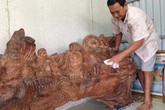 Đào được khúc gỗ sưa quý hiếm ở vuông tôm, giá 1,5 tỷ chưa bán Đào được khúc gỗ sưa quý hiếm ở vuông tôm, giá 1,5 tỷ chưa bán