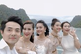 Nhã Phương rạng rỡ bên đồng nghiệp sau chia sẻ của Trường Giang Nhã Phương rạng rỡ bên đồng nghiệp sau chia sẻ của Trường Giang