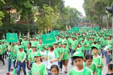 Sôi động hơn 20.000 học sinh và phụ huynh tham gia đi bộ tại Thành cổ Sơn Tây Sôi động hơn 20.000 học sinh và phụ huynh tham gia đi bộ tại Thành cổ Sơn Tây