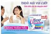 Diana Unicharm tiên phong ra mắt băng thấm tiểu Ufree Diana Unicharm tiên phong ra mắt băng thấm tiểu Ufree