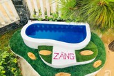 Chỉ với 1 triệu đồng, ông bố trẻ ở Phú Yên tự tay xây bể bơi chỉ trong nháy mắt cho hai con Chỉ với 1 triệu đồng, ông bố trẻ ở Phú Yên tự tay xây bể bơi chỉ trong nháy mắt cho hai con