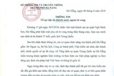 Nữ du khách Trung Quốc tử vong trong thang máy khách sạn ở Đà Nẵng Nữ du khách Trung Quốc tử vong trong thang máy khách sạn ở Đà Nẵng